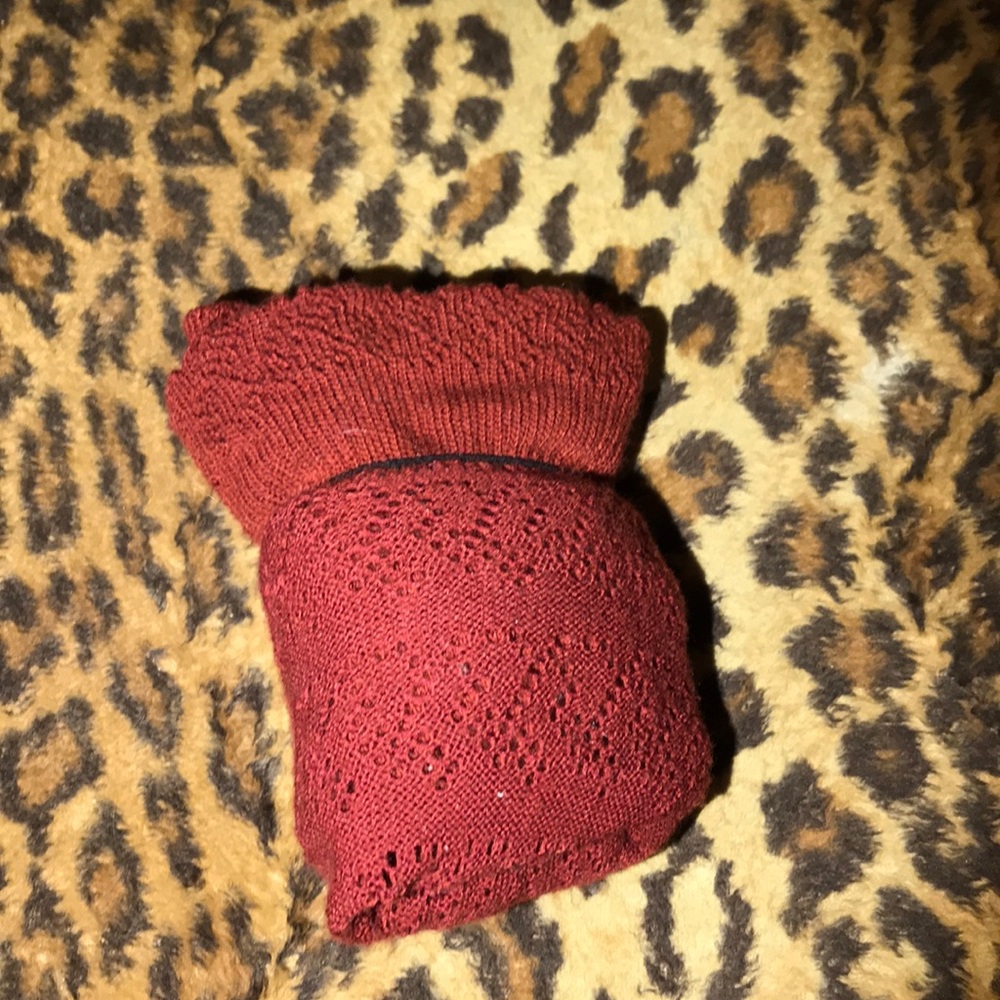 Red Knee High Socks